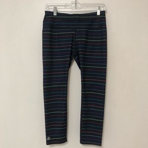 Athleta Striped Sonar Capri Legging